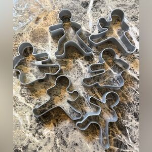 2 sets Gray Ninja shaped Cookie Cutters